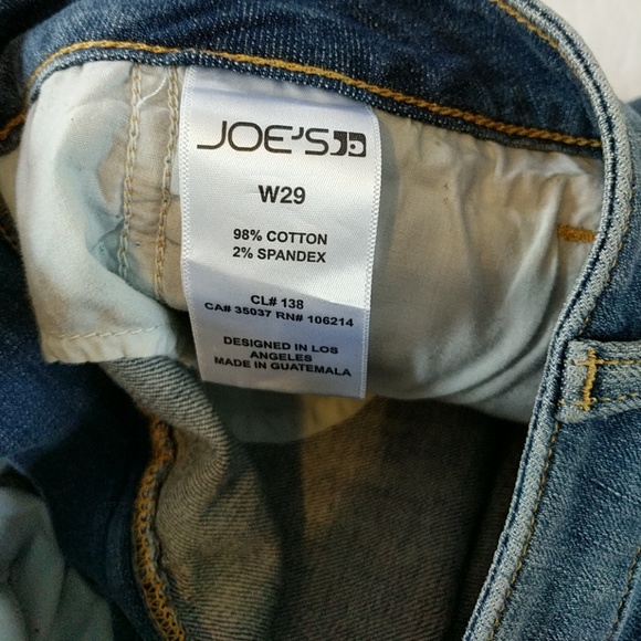 Joe's Jeans Denim High Waist Skirt Distressed - Picture 5 of 5